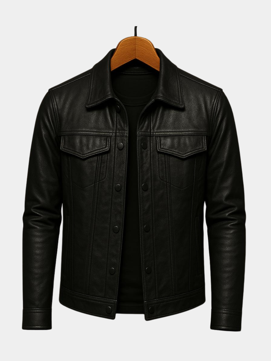 DUVAL PARIS™ | VESTE EN CUIR MODERNE RIDER