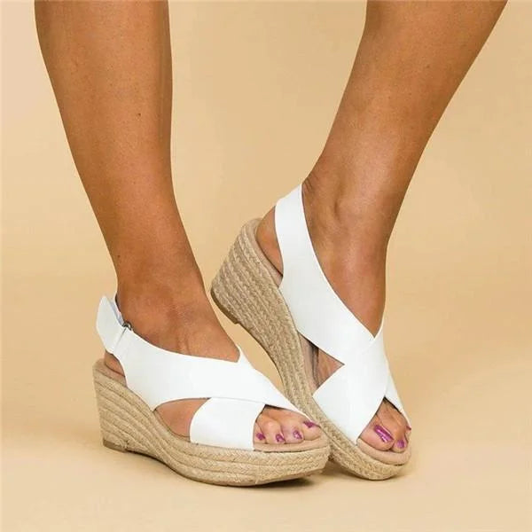 Duval Paris™ | Sandales d'été femme semelle souple sangles réglables