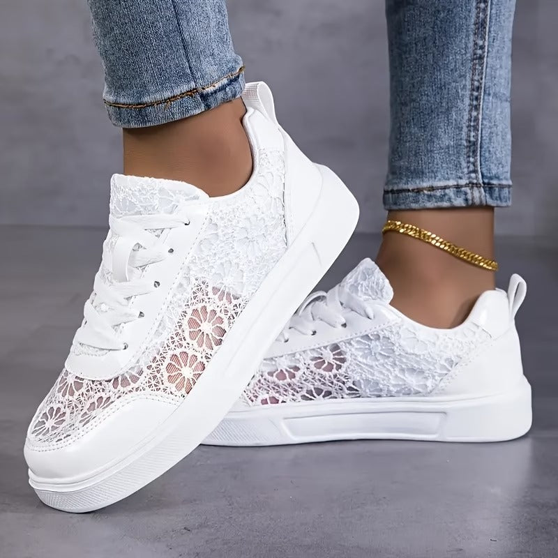 Duval Paris™ | Dentelle Baskets en Dentelle Florale
