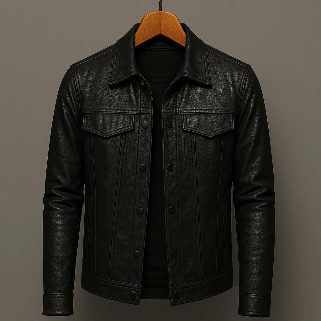 DUVAL PARIS™ | VESTE EN CUIR MODERNE RIDER