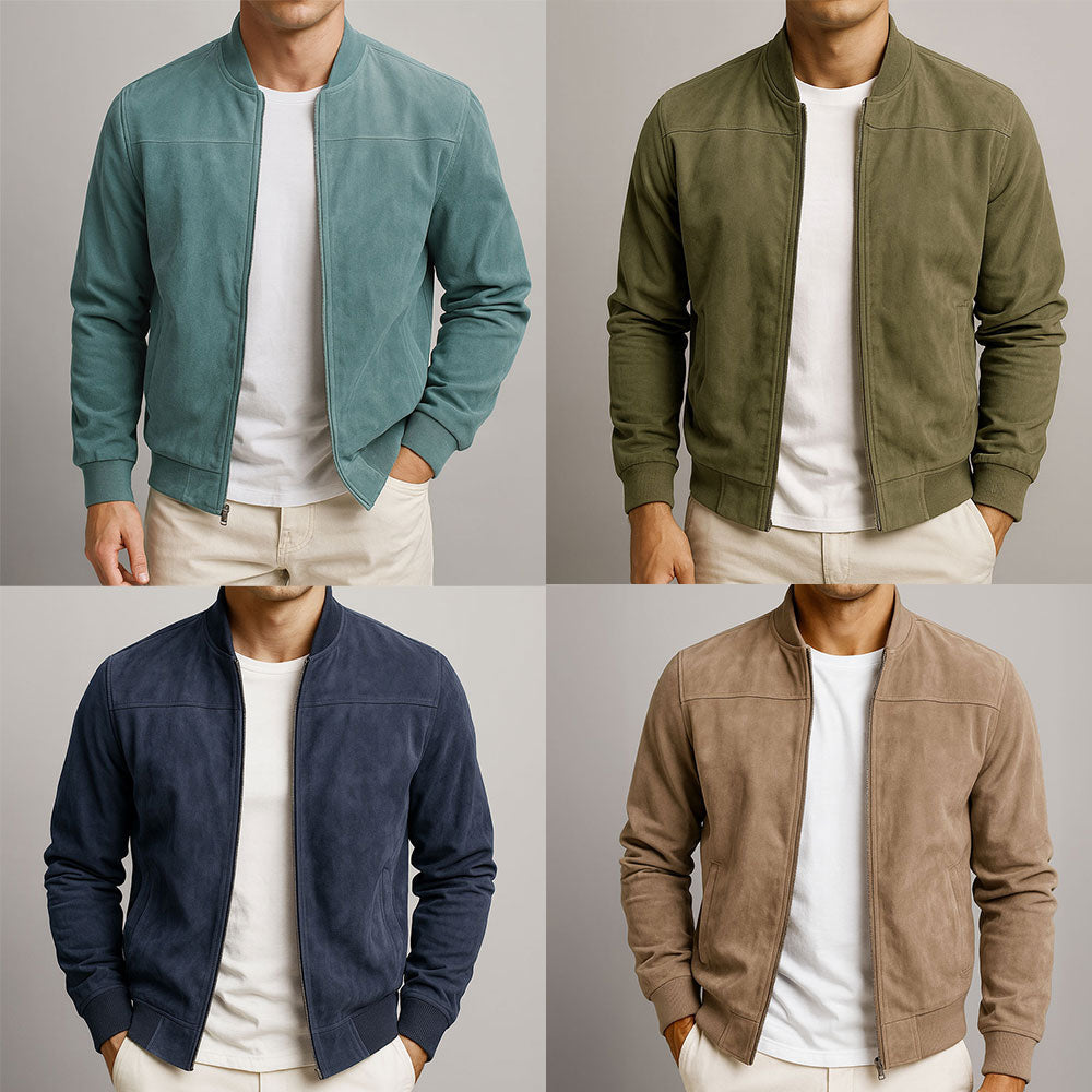 Duval Paris™ | VESTE EN SUÉDINE POUR HOMME