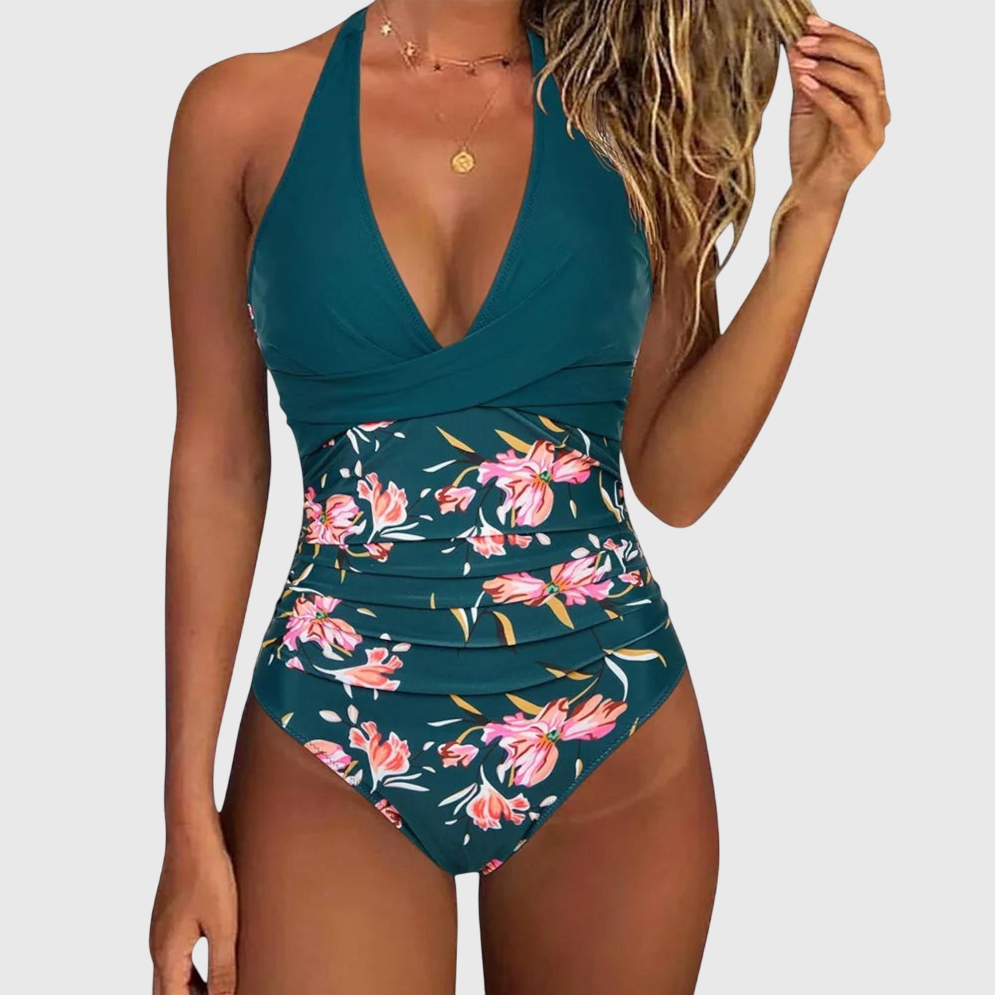 Duval paris™ | Maillot de bain élégant pour femmes avec décolleté en V