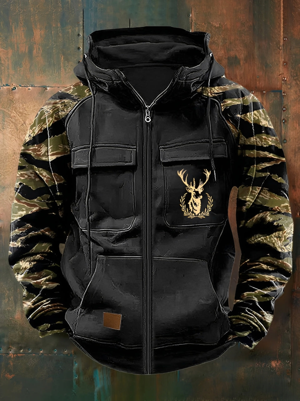 NEIL™ | Sweat à capuche zippé multi-poches Clean