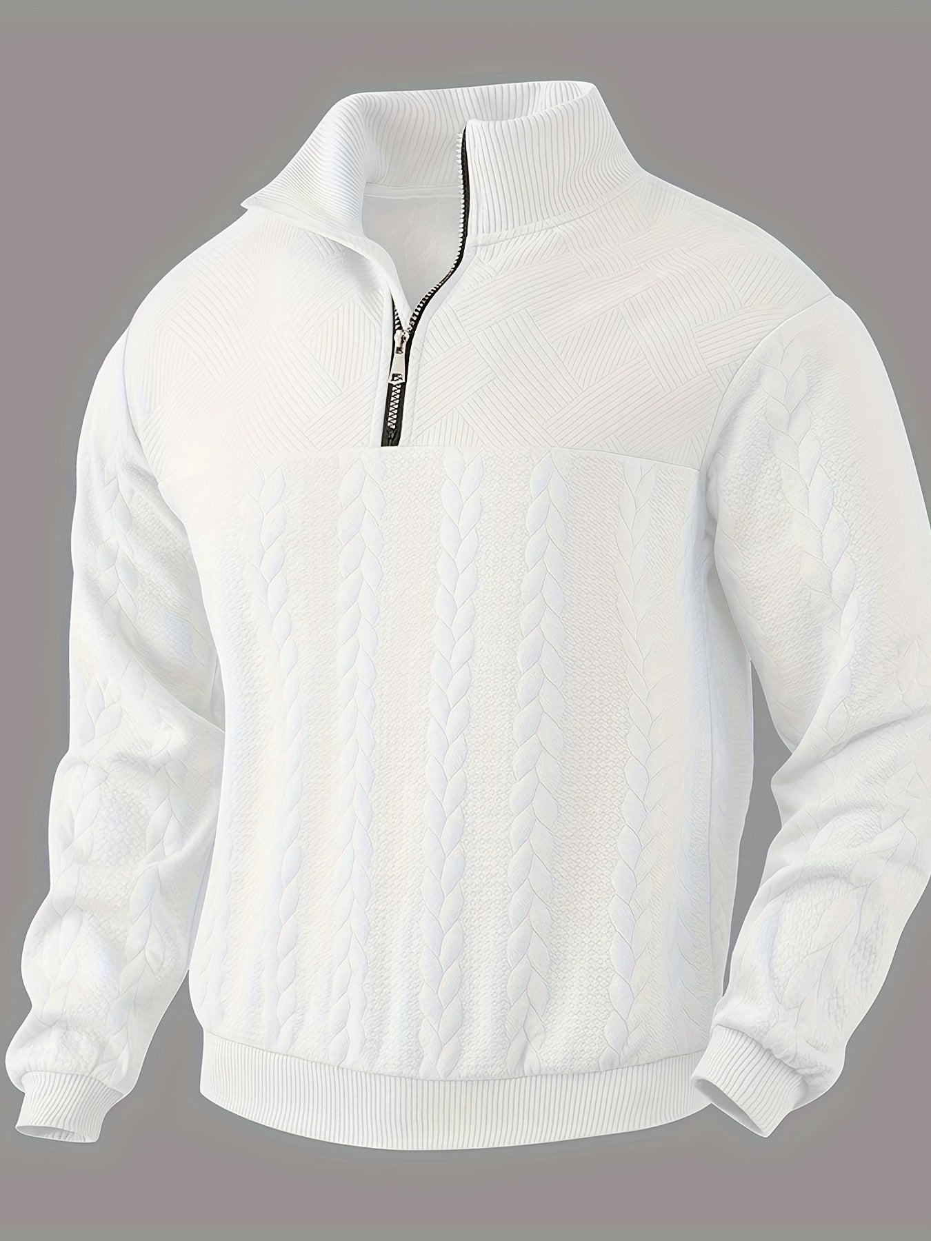 Duval Paris™ | Pull vintage élégant avec fermeture éclair