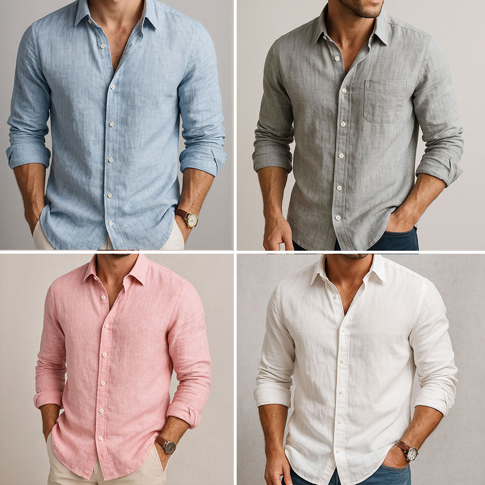 DUVAL PARIS™ | CHEMISE ESSENTIELLE EN LIN