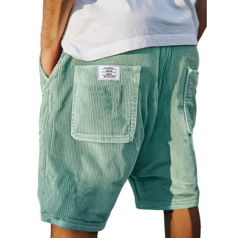 Duval Paris™ | Short en velours côtelé élégant