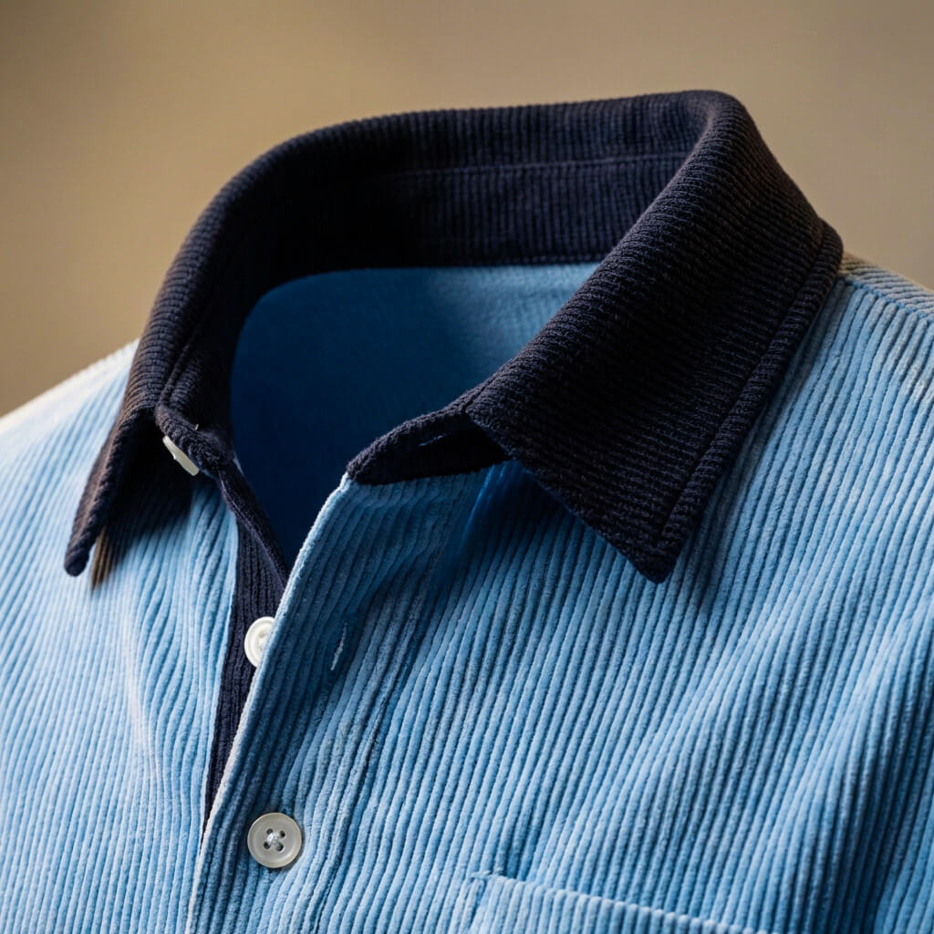 Duval Paris™ | Polo en velours côtelé Scott