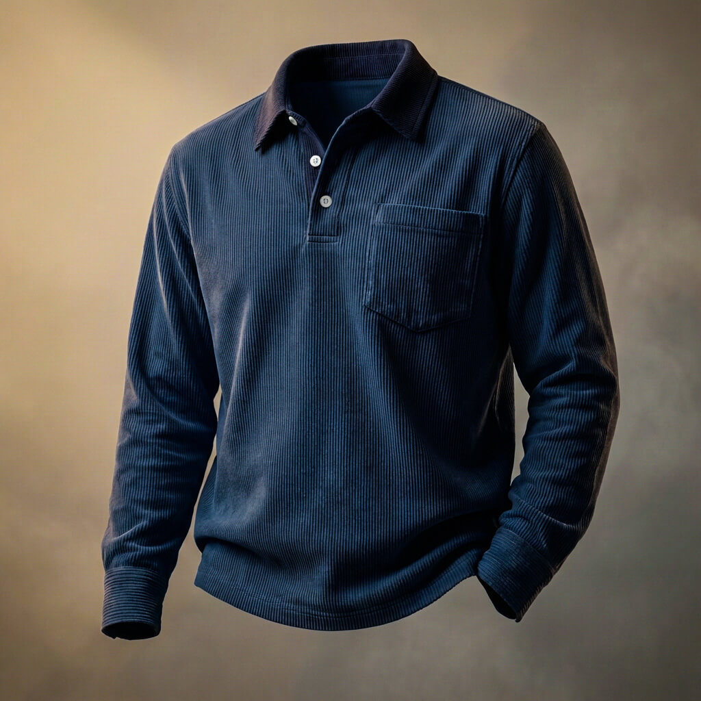 Duval Paris™ | Polo en velours côtelé Scott