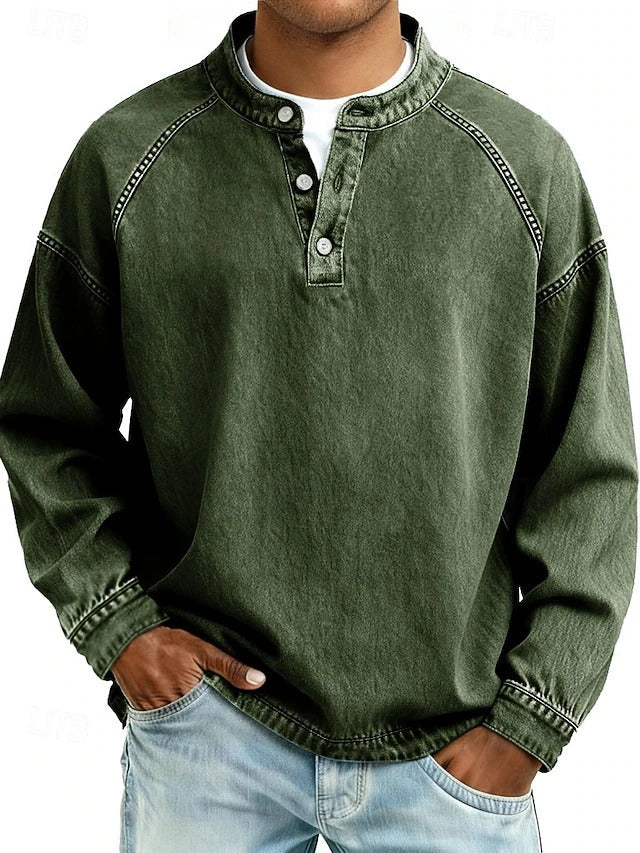 Duval Paris™ | Sweat-shirt Henrey au look délavé vintage