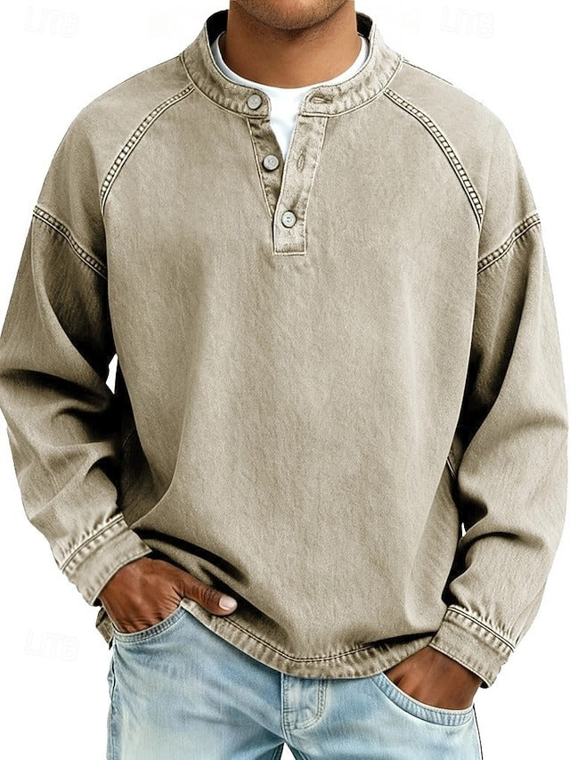 Duval Paris™ | Sweat-shirt Henrey au look délavé vintage