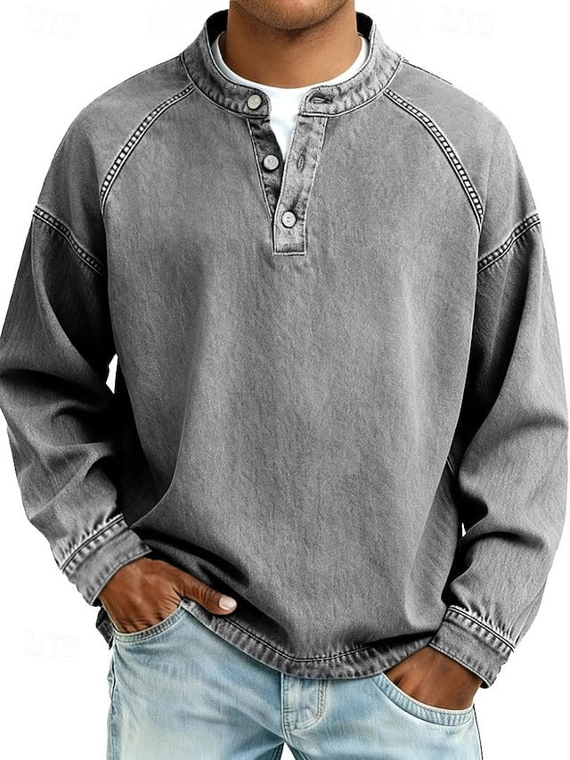 Duval Paris™ | Sweat-shirt Henrey au look délavé vintage