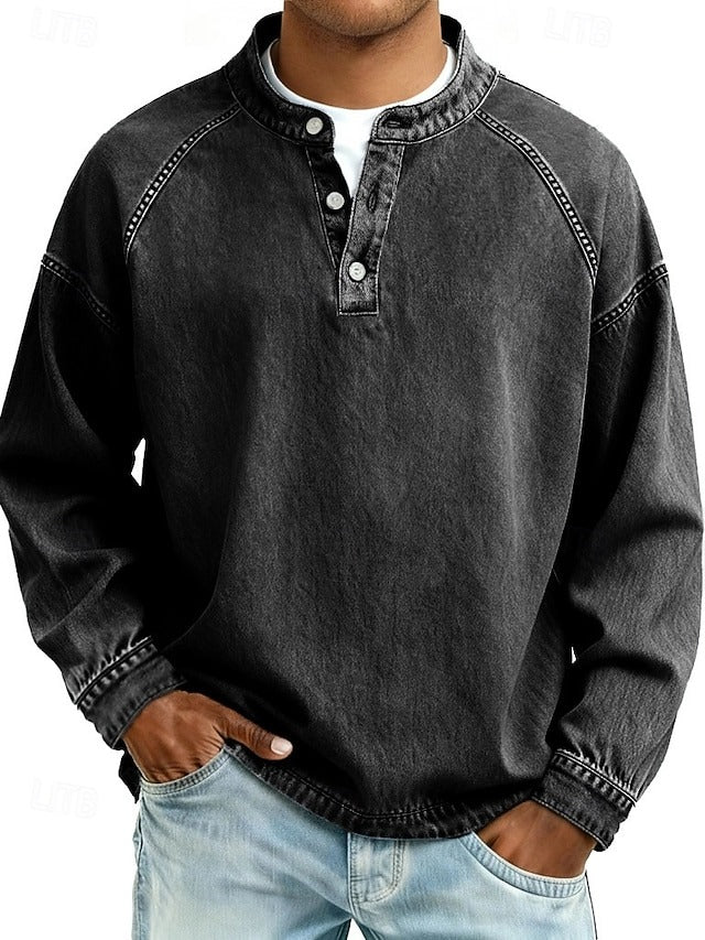 Duval Paris™ | Sweat-shirt Henrey au look délavé vintage