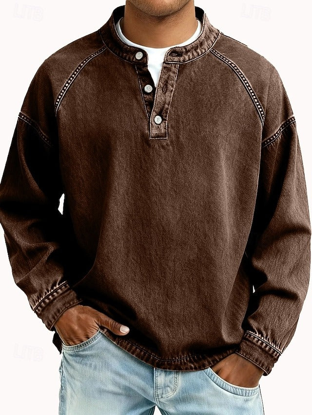 Duval Paris™ | Sweat-shirt Henrey au look délavé vintage