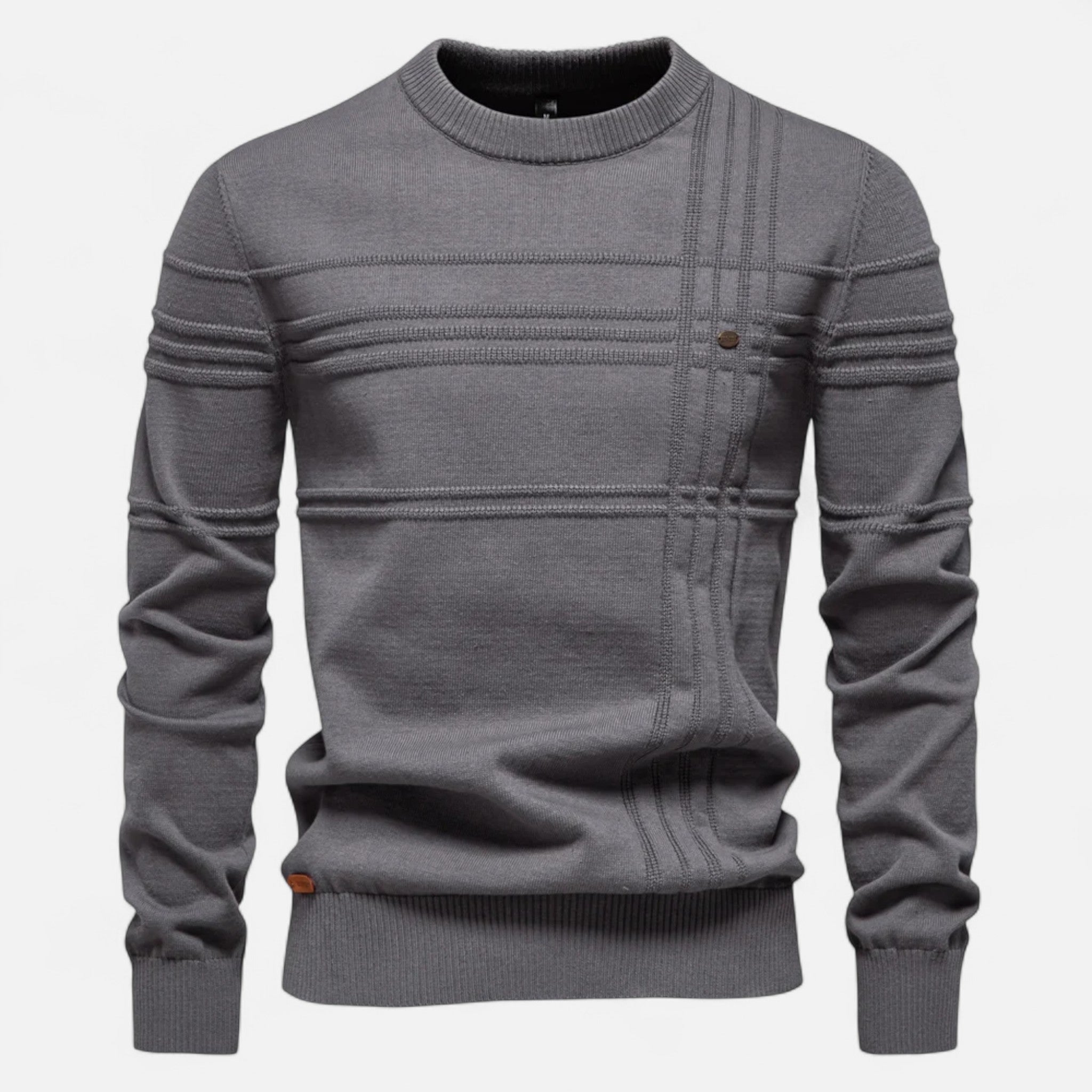 Duval Paris™ | Hugo Pull Homme Classique à Rayures en Coton Doux