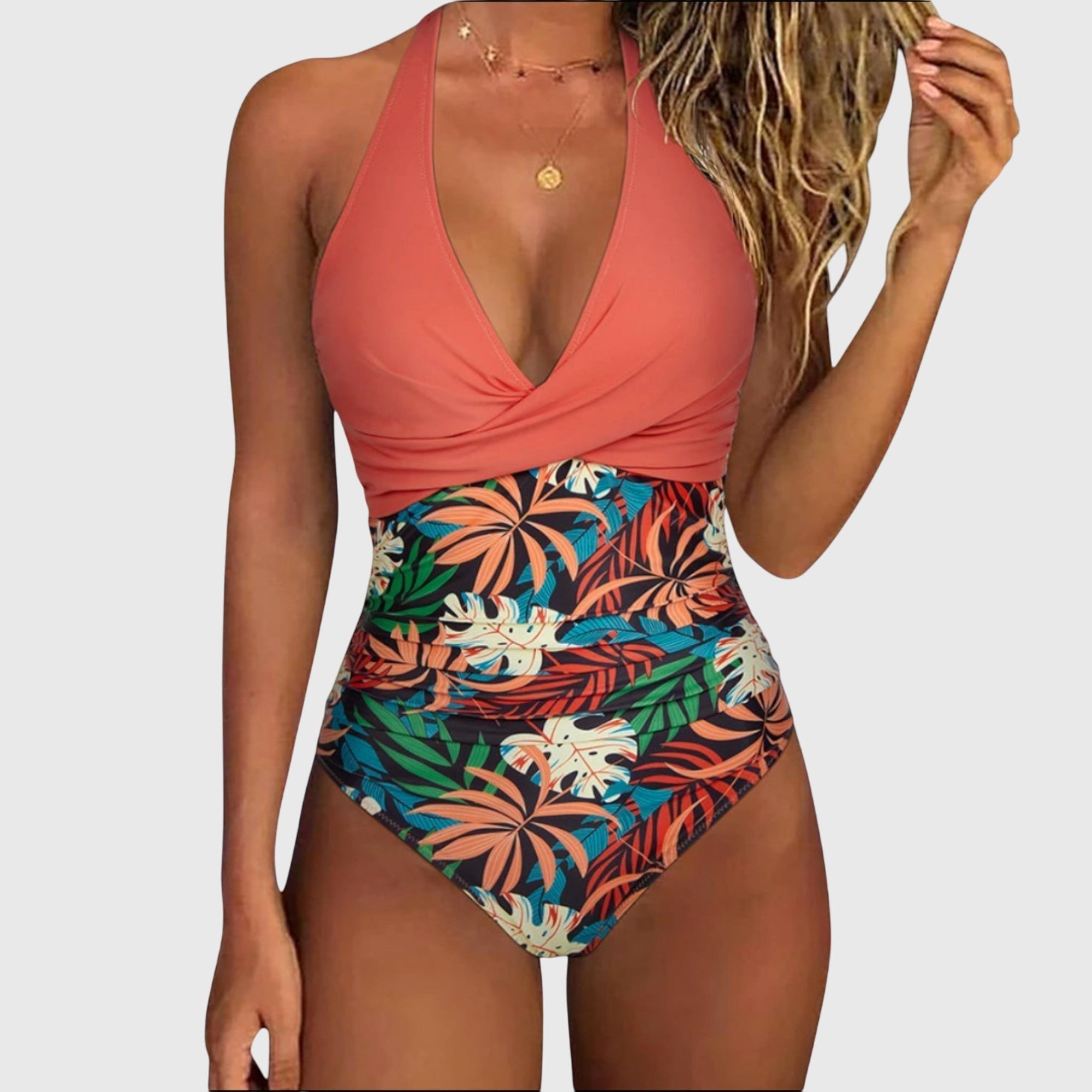 Duval paris™ | Maillot de bain élégant pour femmes avec décolleté en V