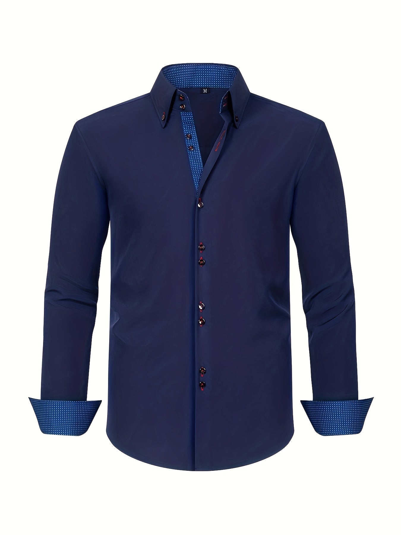 ALBERTO | CHEMISE ÉLÉGANTE LÉGÈRE AVEC DÉTAILS CONTRASTÉS