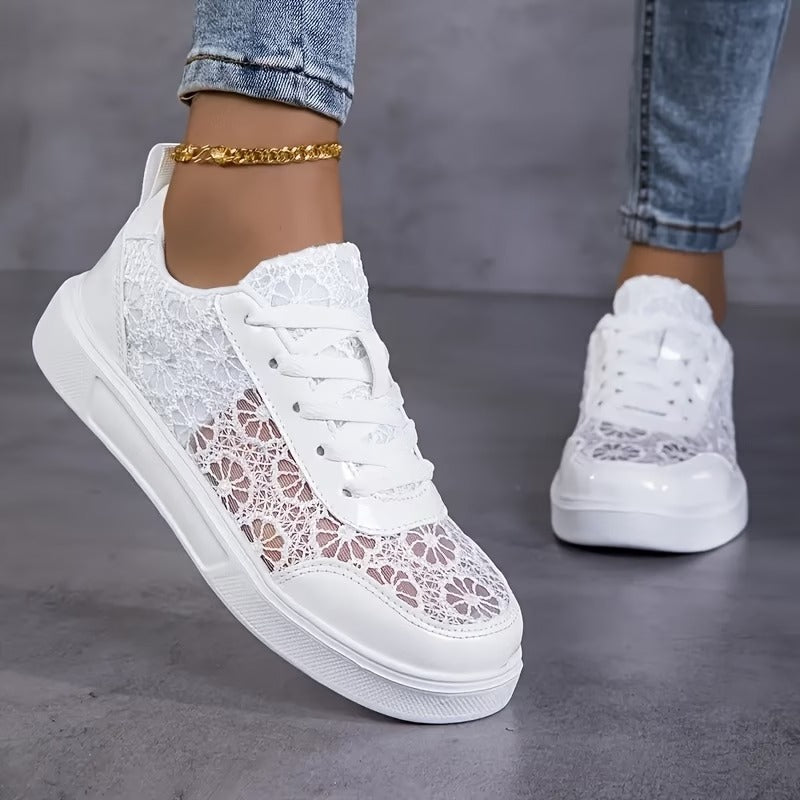 Duval Paris™ | Dentelle Baskets en Dentelle Florale