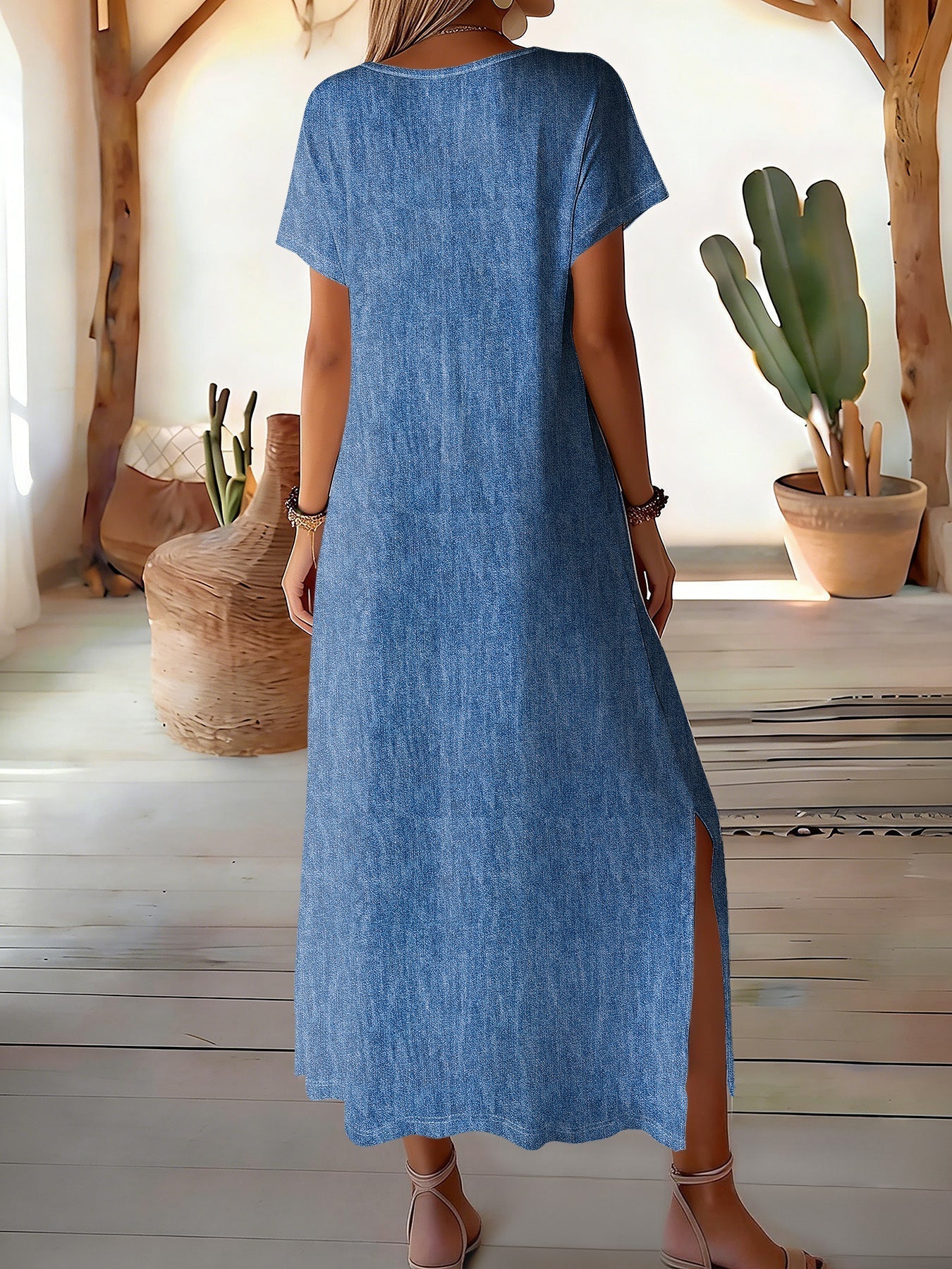 Duval Paris™ | Robe en denim rétro