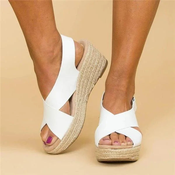 Duval Paris™ | Sandales d'été femme semelle souple sangles réglables