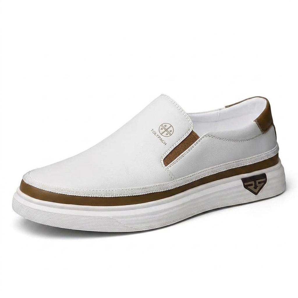 Duval Paris™ | Torino Baskets Homme Slip-On en Cuir