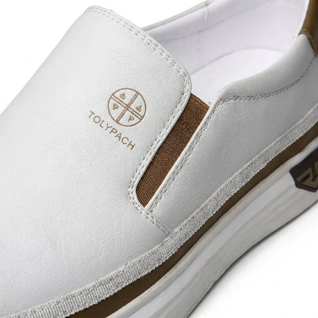 Duval Paris™ | Torino Baskets Homme Slip-On en Cuir