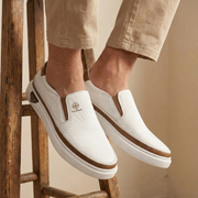 Duval Paris™ | Torino Baskets Homme Slip-On en Cuir