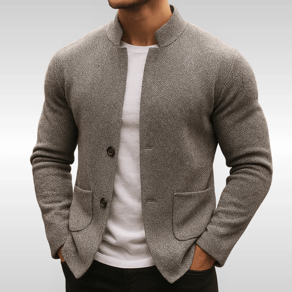 Duval Paris™ | Gilet en Maille Texturée pour Homme