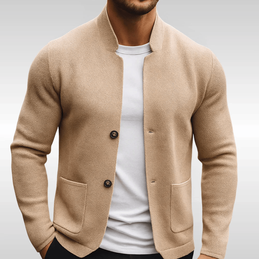 Duval Paris™ | Gilet en Maille Texturée pour Homme