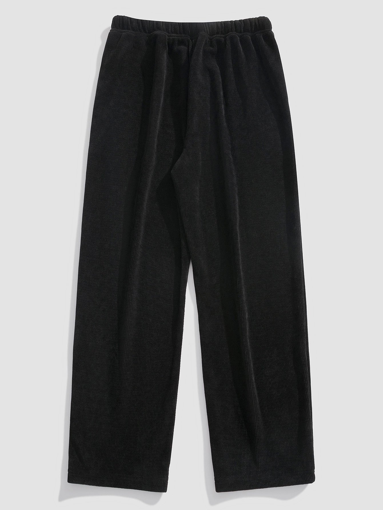 Duval Paris™ | Pantalon en velours côtelé à jambe droite