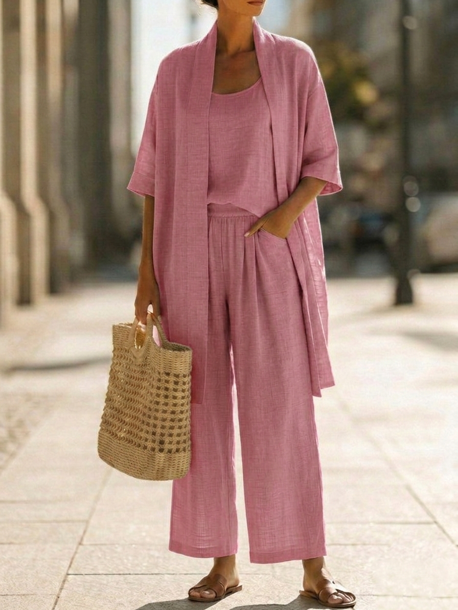Duval Paris™ | Ensemble en Lin Léger