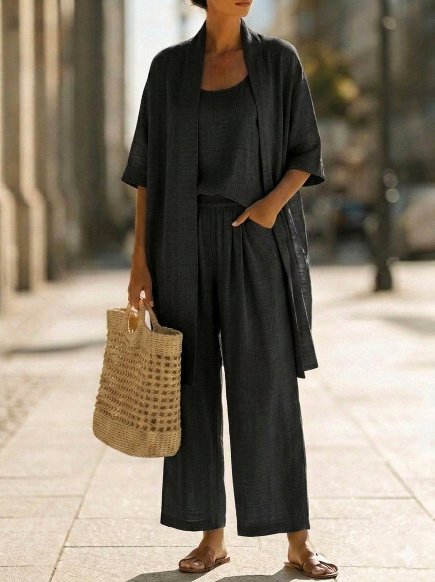 Duval Paris™ | Ensemble en Lin Léger