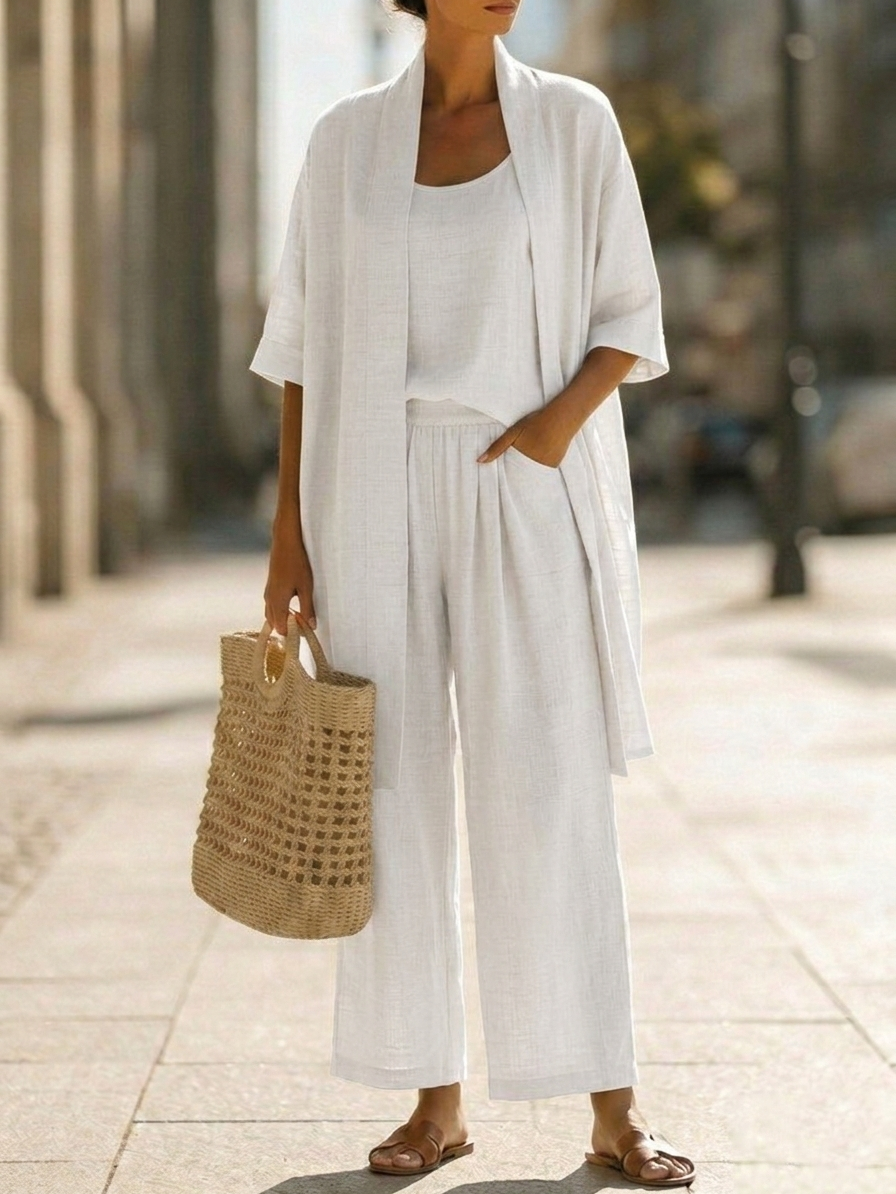 Duval Paris™ | Ensemble en Lin Léger