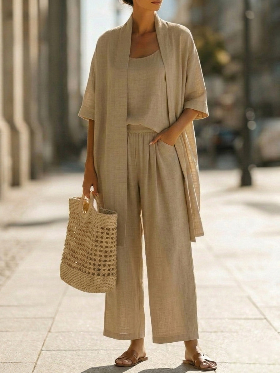 Duval Paris™ | Ensemble en Lin Léger