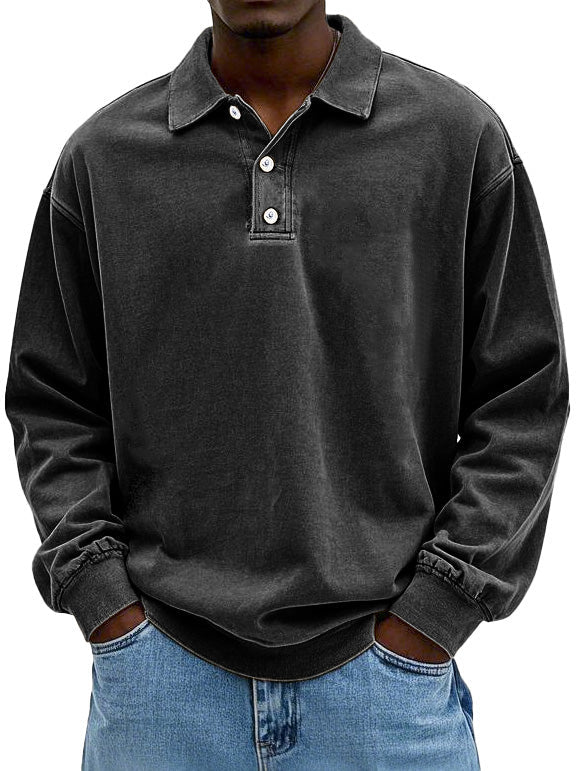 Duval Paris™ | Polo vintage à manches longues