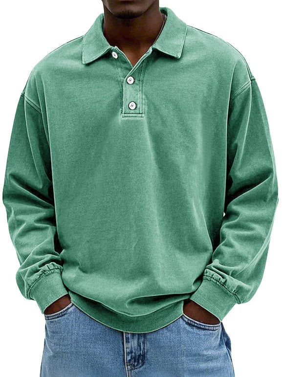 Duval Paris™ | Polo vintage à manches longues