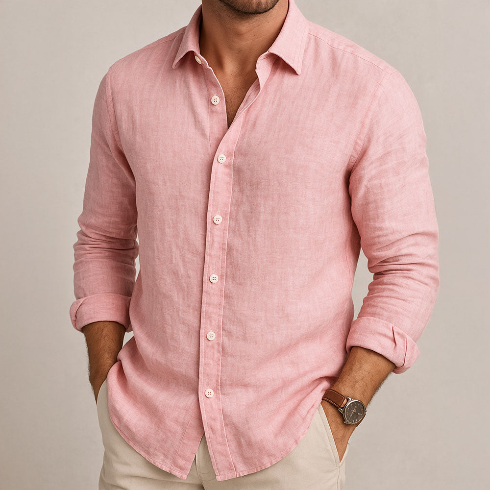 DUVAL PARIS™ | CHEMISE ESSENTIELLE EN LIN