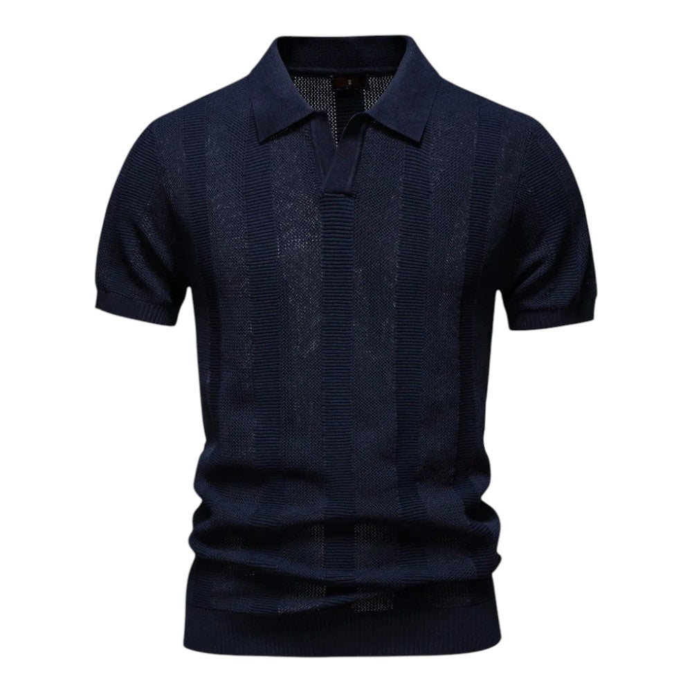 DUVAL PARIS™ | POLO EN MAILLE ÉLEVÉE