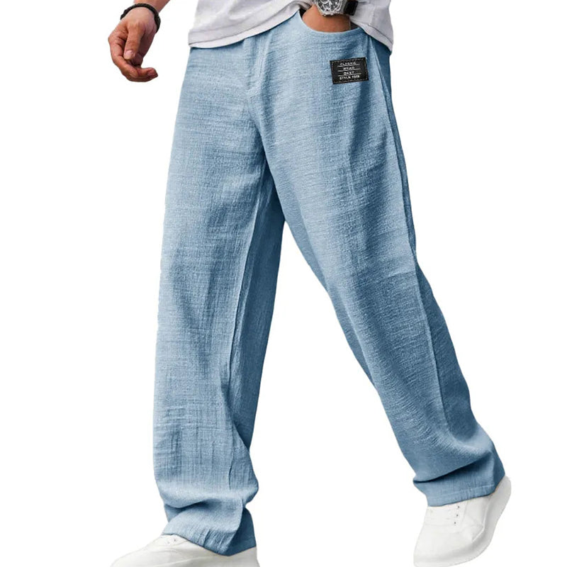 Duval Paris™ | Pantalon léger à jambes droites