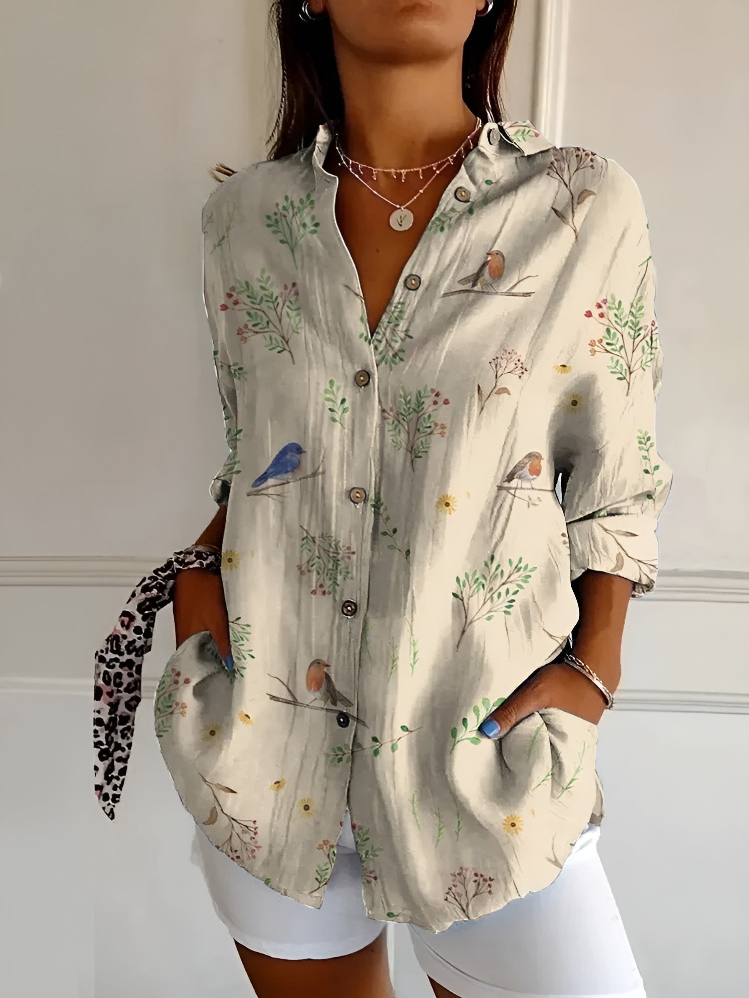 Duval Paris™ | Chemisier floral fluide