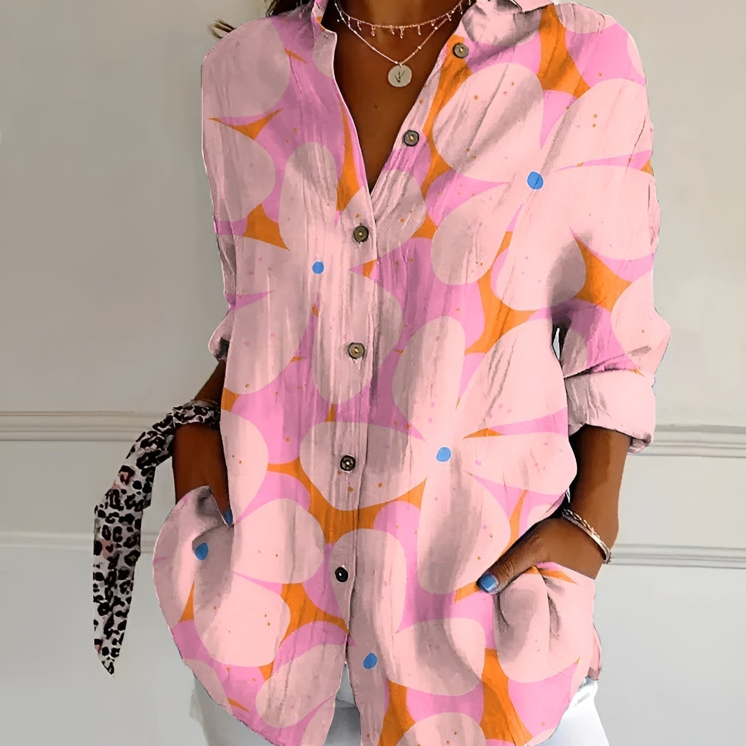 Duval Paris™ | Chemisier floral fluide