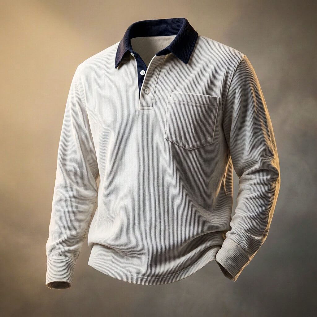 Duval Paris™ | Polo en velours côtelé Scott